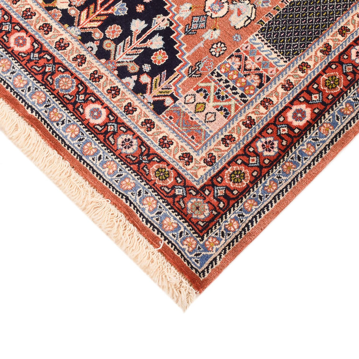 Alfombra Gabbeh - Persa Kashkuli - 160 x 112 cm - rojo claro