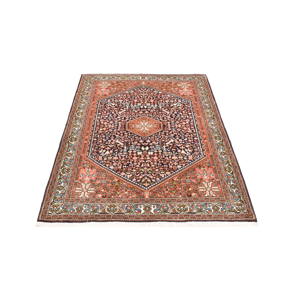 Alfombra de pasillo Alfombra Gabbeh - Persa Kashkuli - 202 x 150 cm - azul oscuro