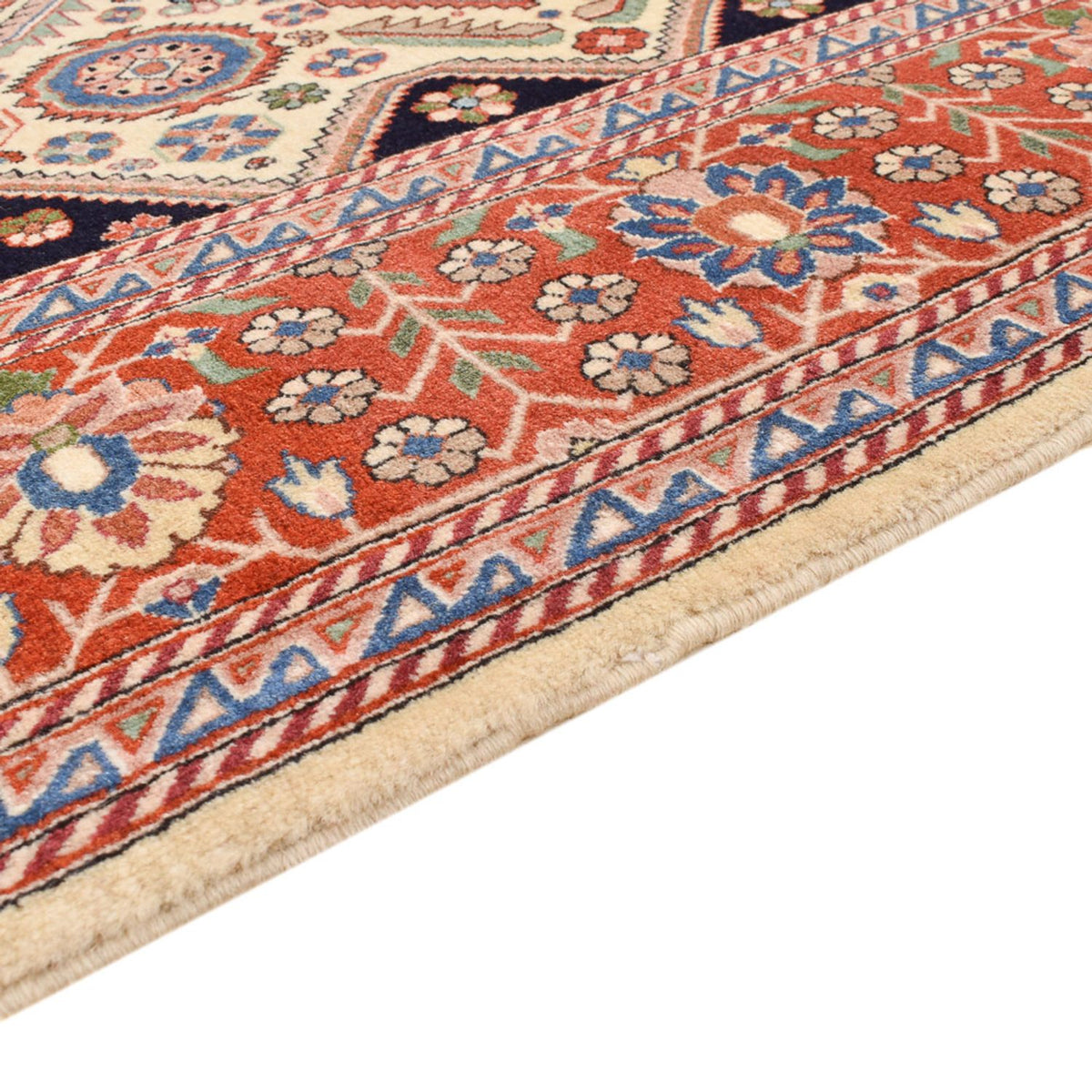 Alfombra Gabbeh - Persa Kashkuli - 211 x 143 cm - multicolor