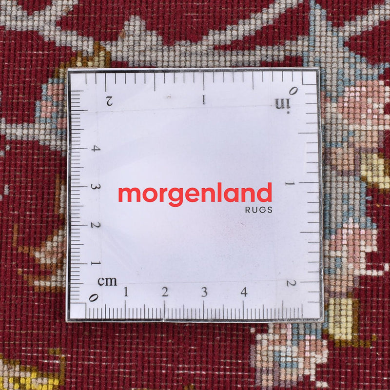 Alfombra de pasillo Alfombra Persa - Tabriz - Real - 198 x 80 cm - rojo