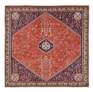Alfombra persa - Nómada cuadrado  - 202 x 201 cm - rojo