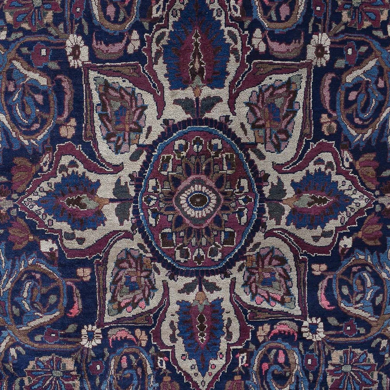 Alfombra persa - Nómada - 623 x 403 cm - púrpura