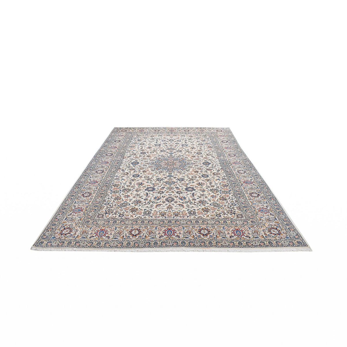 Alfombra persa - Keshan - Real - 355 x 247 cm - gris