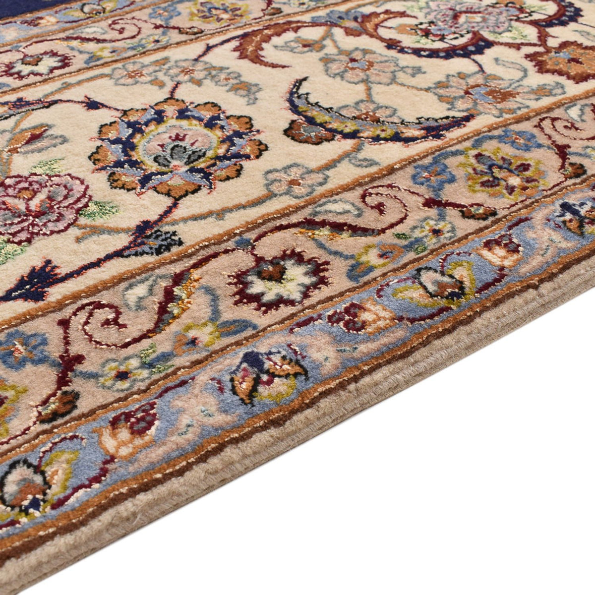 Alfombra Persa - Isfahan - Prima - 304 x 203 cm - azul oscuro