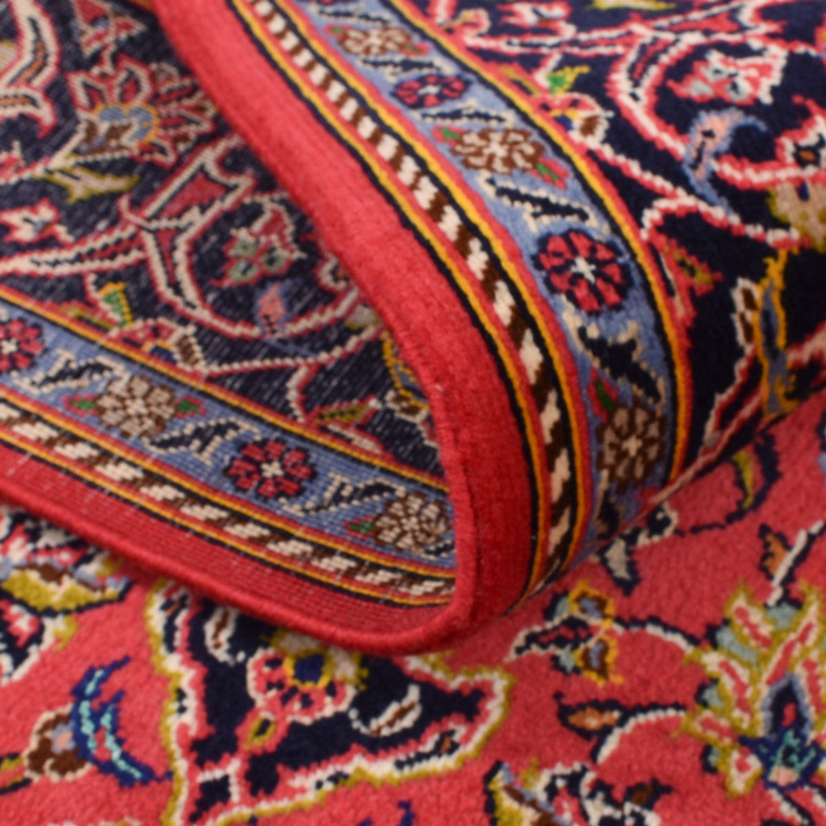 Alfombra persa - Keshan - 170 x 114 cm - rojo claro