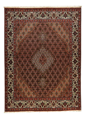 Alfombra Persa - Tabriz - Real - 200 x 147 cm - rojo oscuro