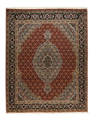 Alfombra Persa - Tabriz - Real - 200 x 152 cm - rojo