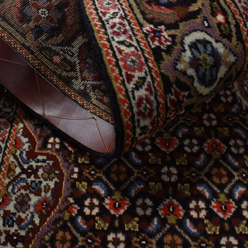 Alfombra Persa - Tabriz - Real - 195 x 150 cm - marrón oscuro