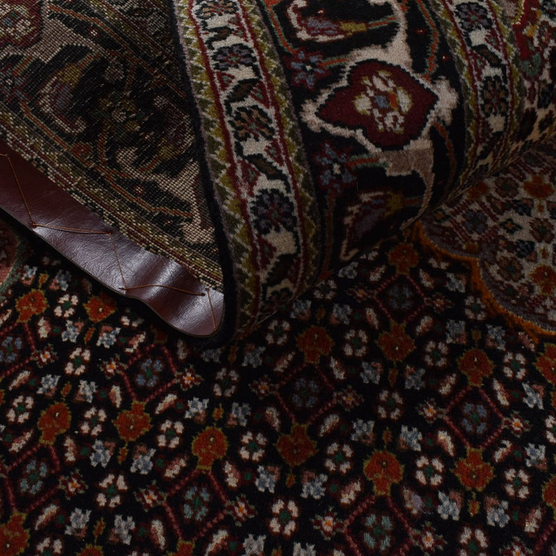 Alfombra Persa - Tabriz - Real - 210 x 154 cm - marrón oscuro