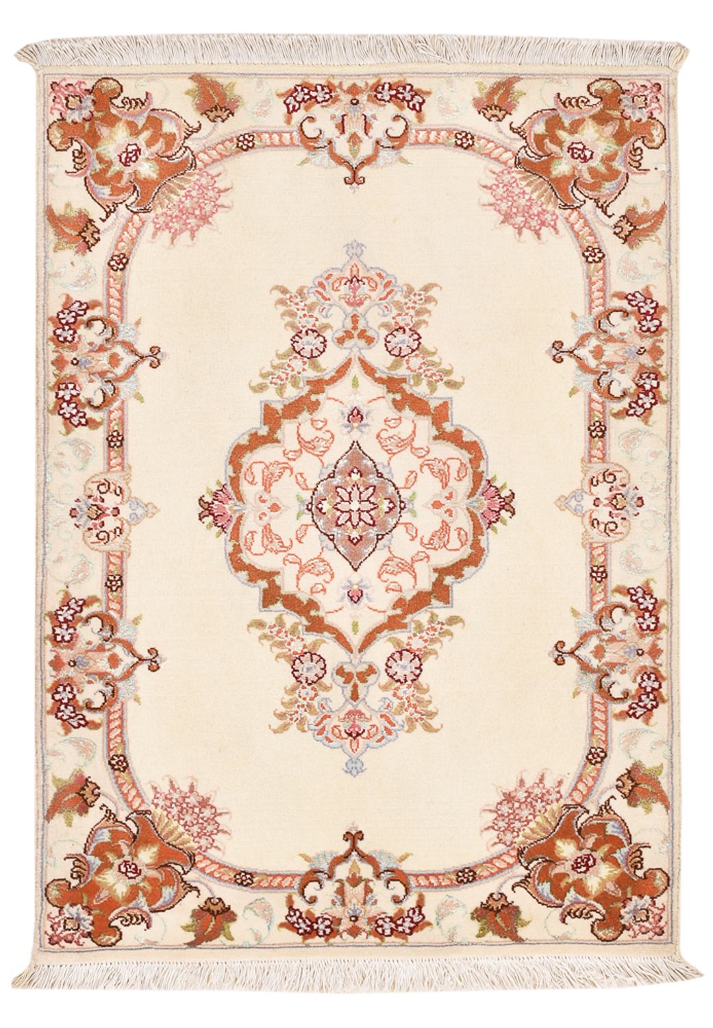 Alfombra Persa - Tabriz - Real - 90 x 60 cm - crema
