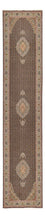Alfombra de pasillo Alfombra Persa - Tabriz - Real - 390 x 82 cm - beige oscuro