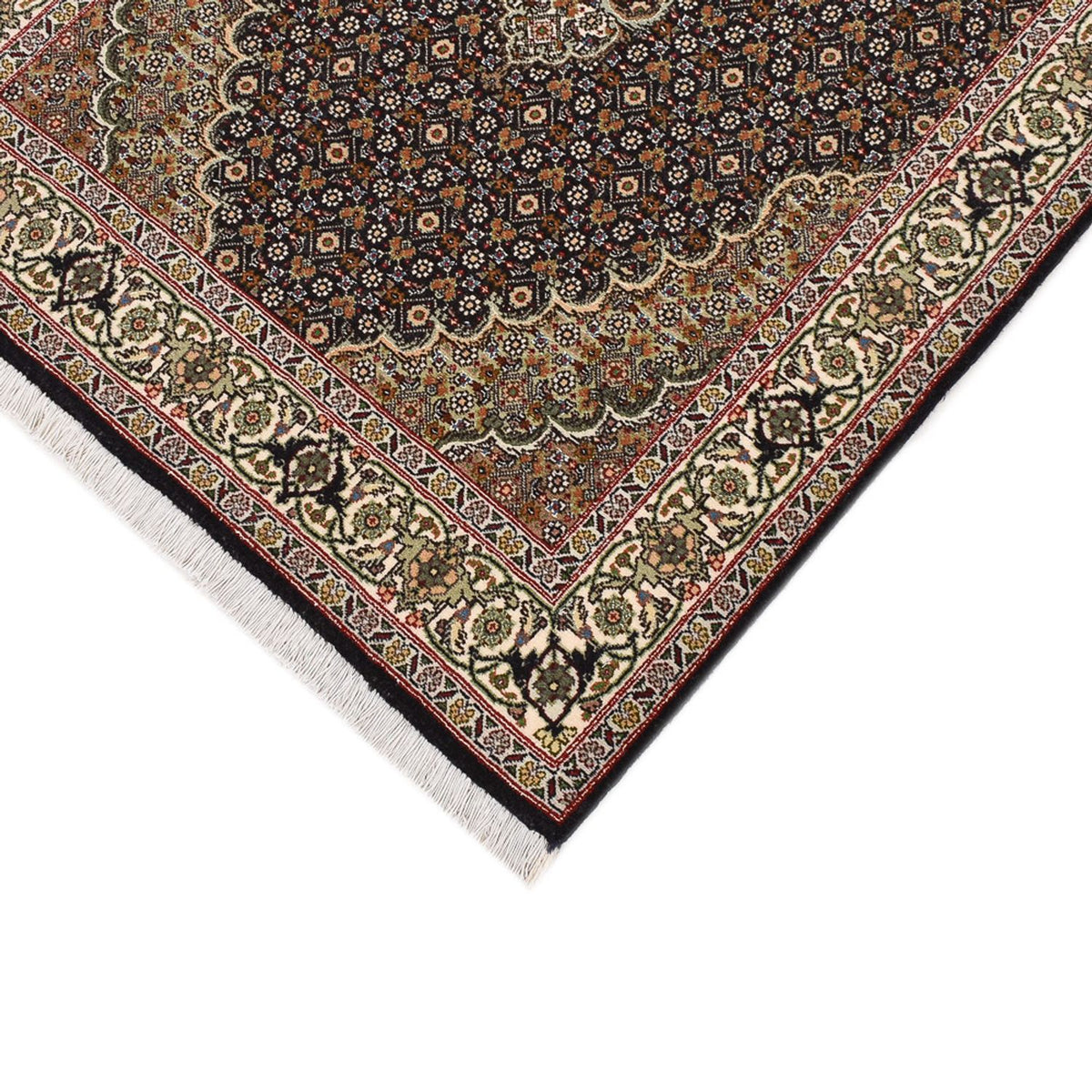 Alfombra de pasillo Alfombra Persa - Tabriz - Real - 390 x 82 cm - beige oscuro