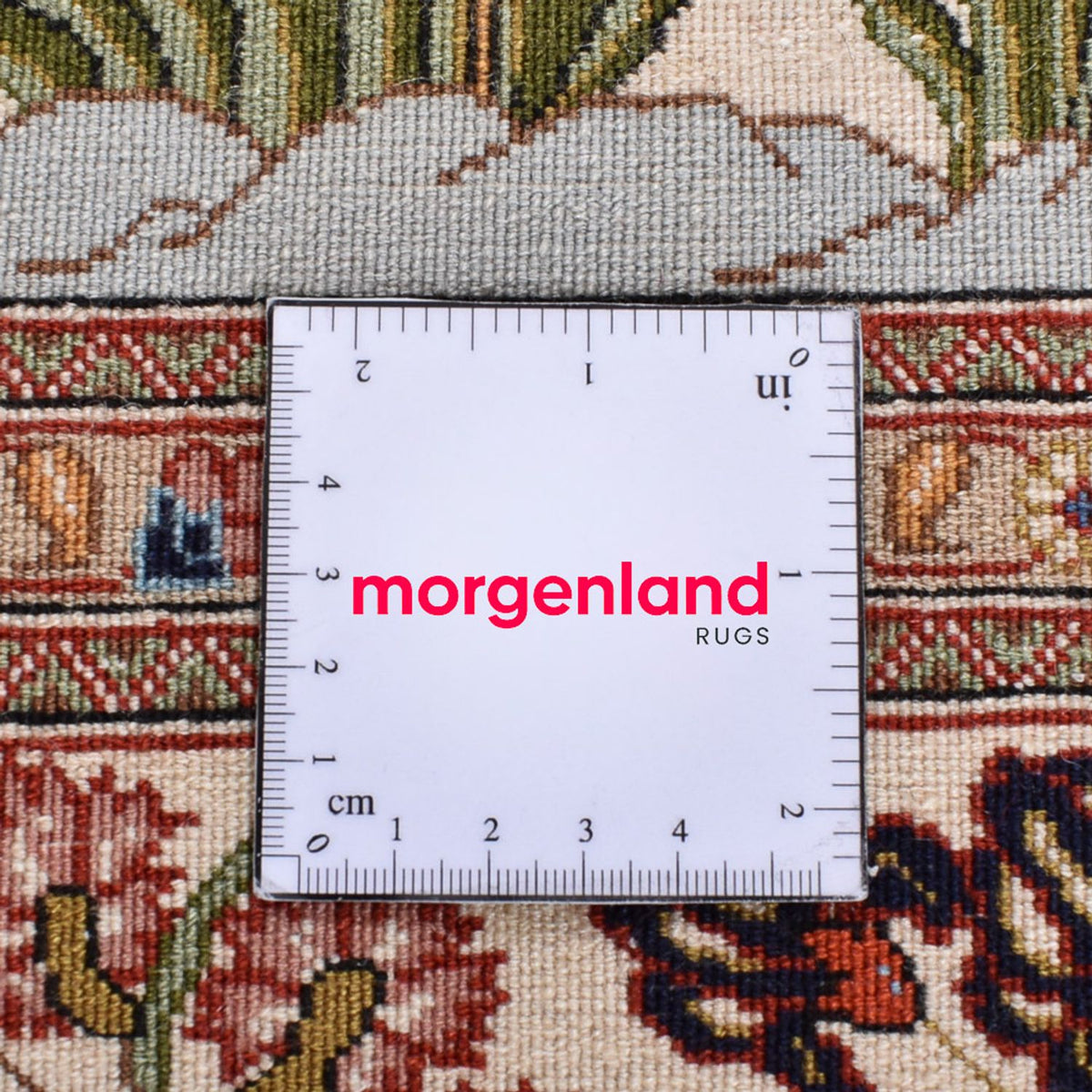 Alfombra Persa - Ghom - Royal - 202 x 136 cm - beige claro