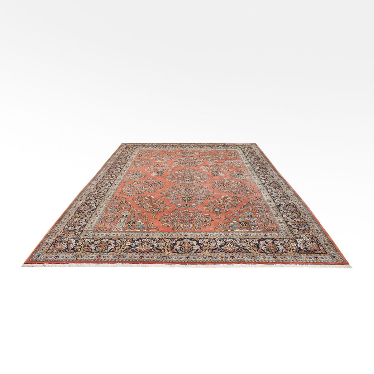 Alfombra persa - Real - Real - 410 x 303 cm - rojo