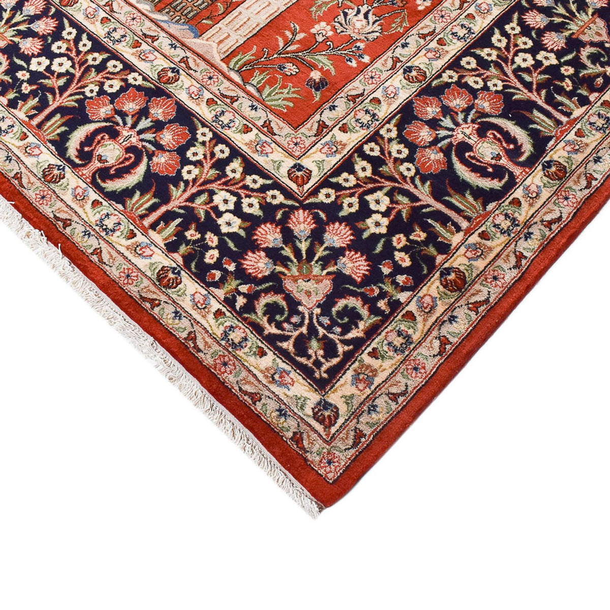 Alfombra persa - Real - Real - 395 x 304 cm - rojo