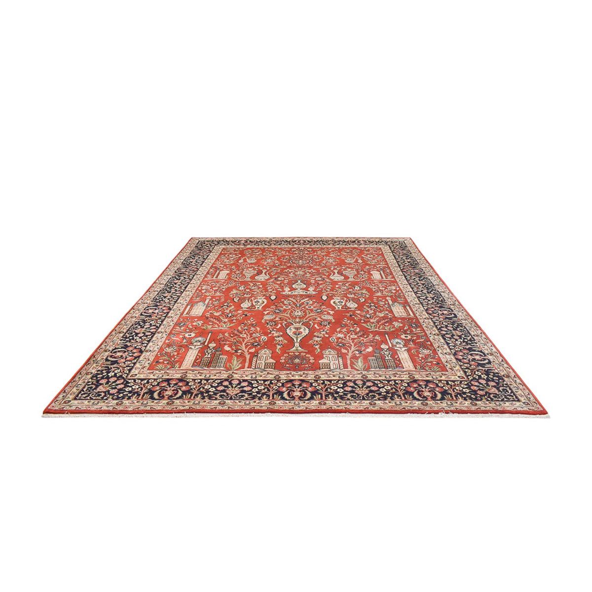 Alfombra persa - Real - Real - 395 x 304 cm - rojo