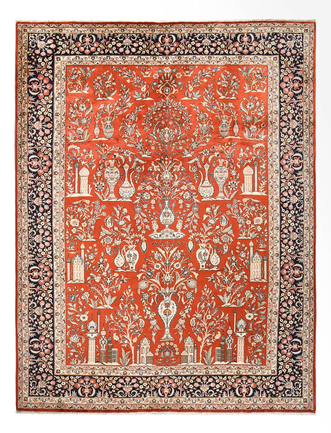 Alfombra persa - Real - Real - 399 x 303 cm - rojo