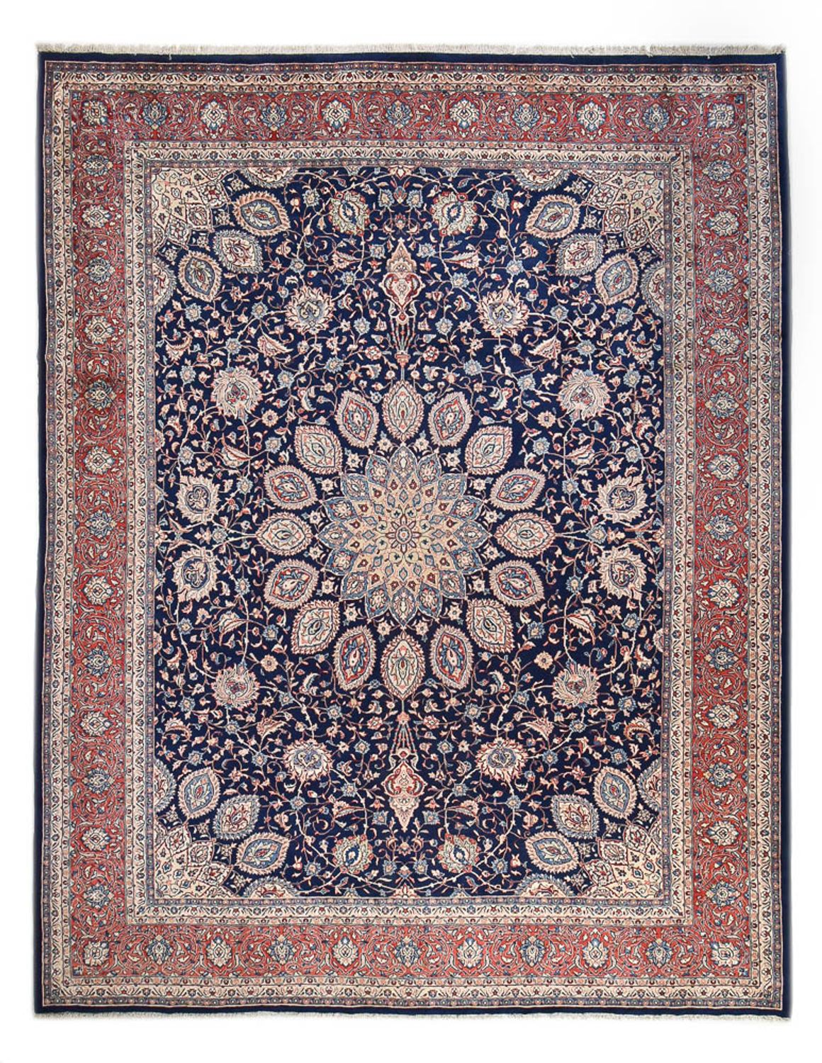 Alfombra persa - Clásica - 409 x 320 cm - azul oscuro