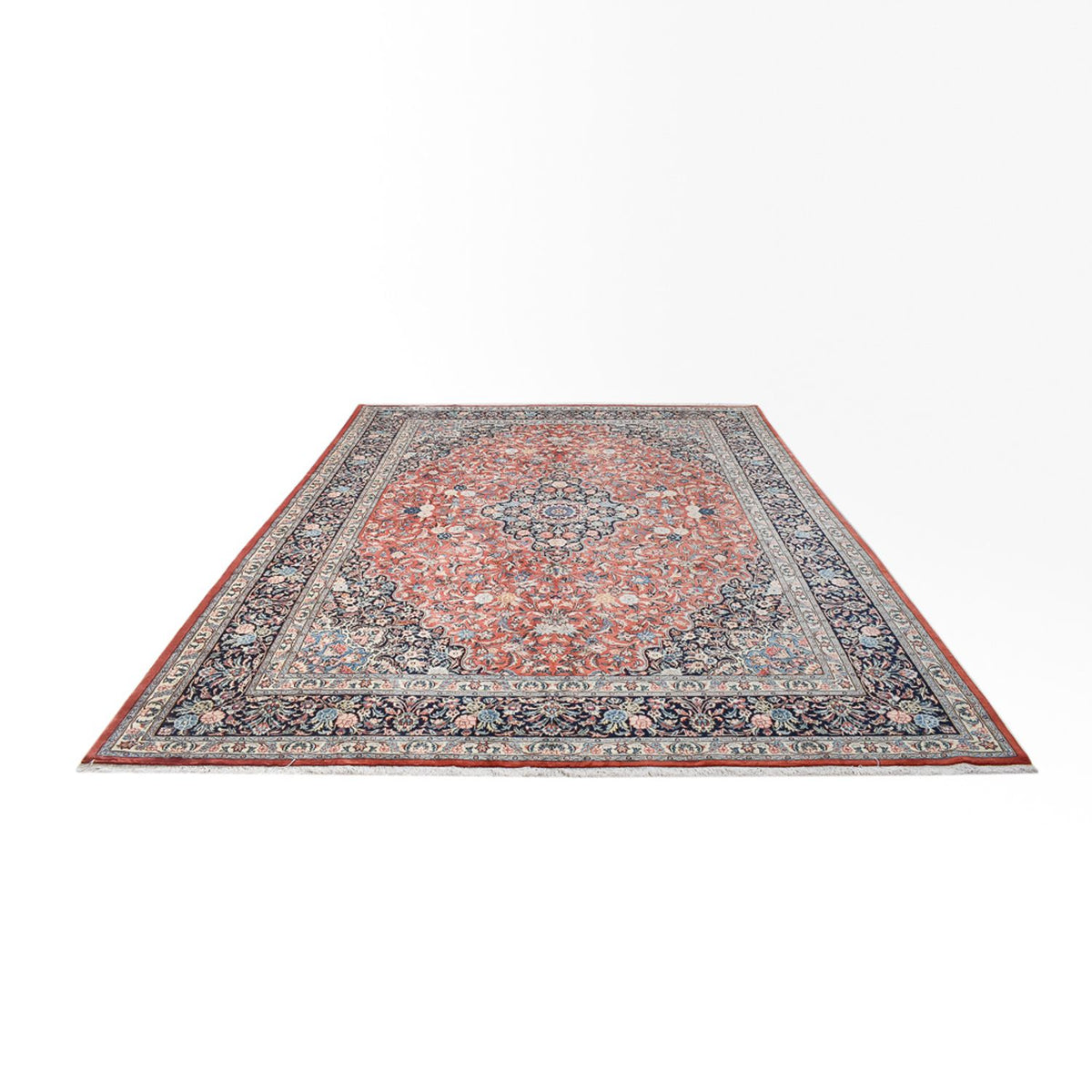 Alfombra persa - Real - Real - 390 x 294 cm - rojo claro