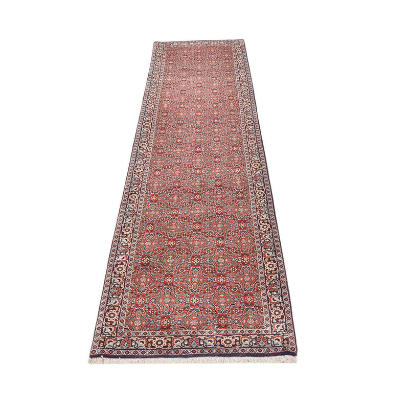 Alfombra de pasillo Alfombra persa - Bidjar - 295 x 76 cm - óxido