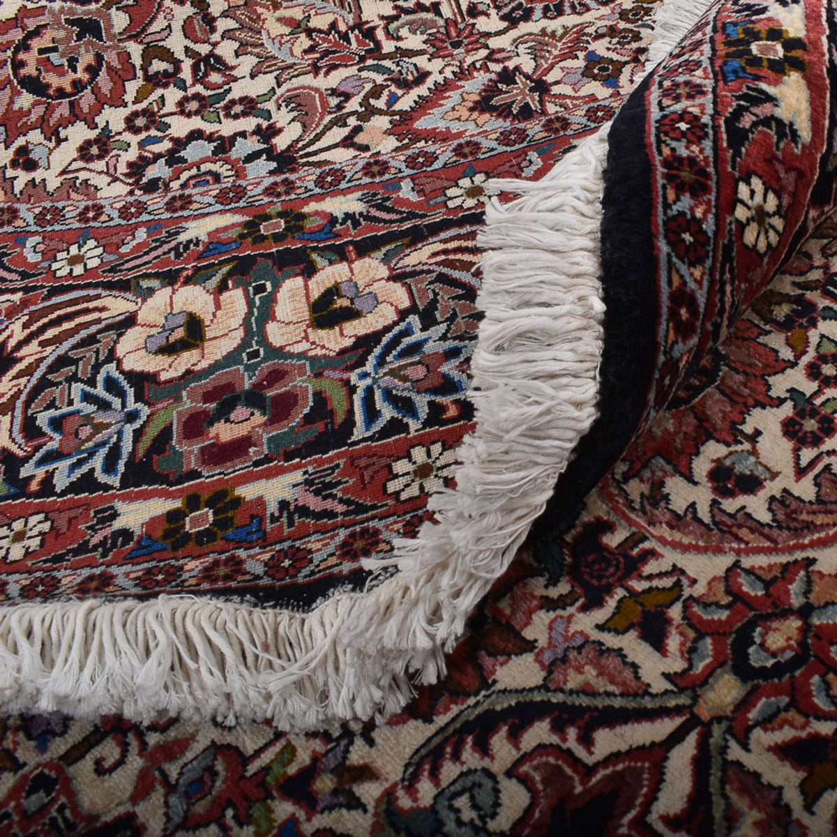 Alfombra persa - Bidjar redondo  - 250 x 250 cm - óxido