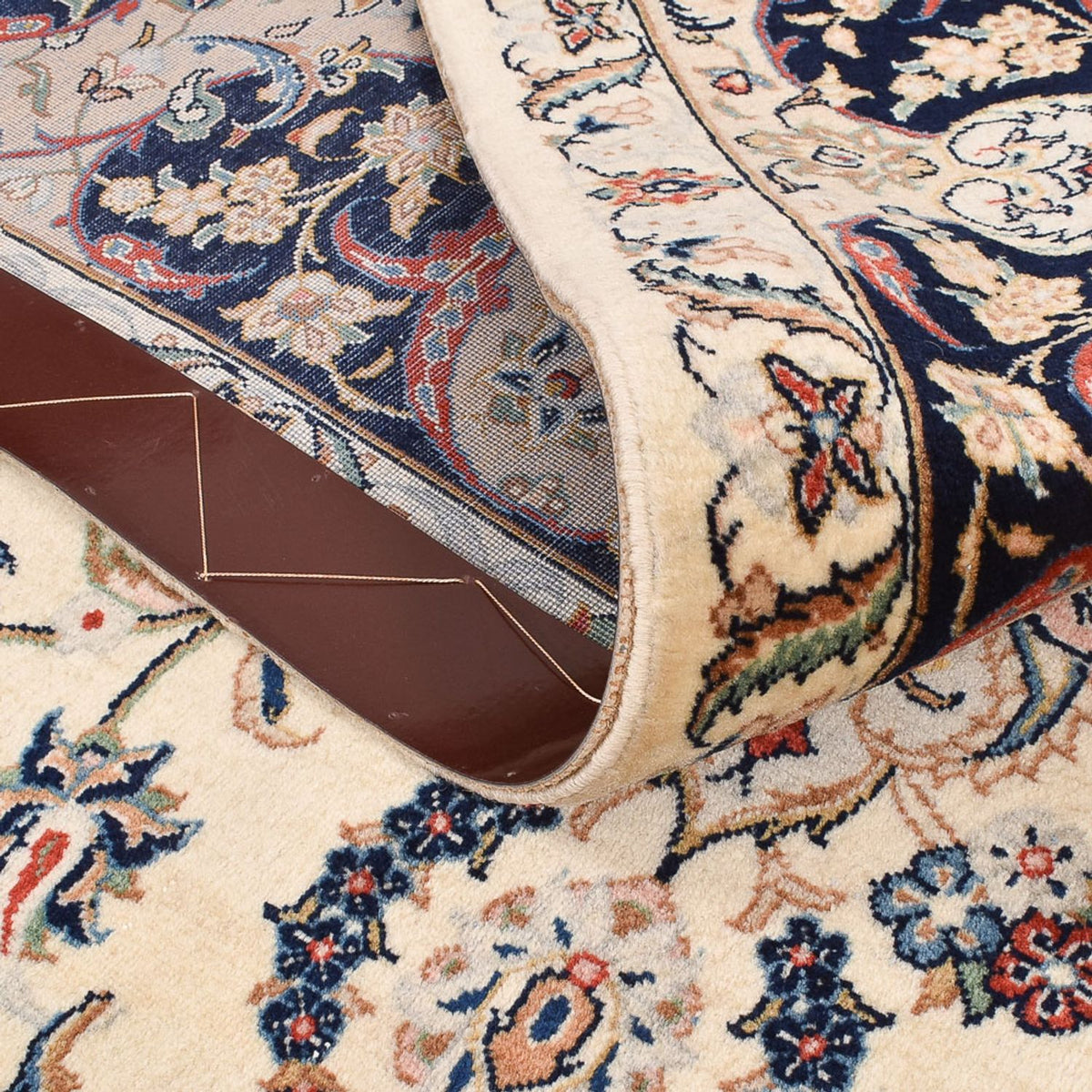 Alfombra Persa - Ghom - Royal - 229 x 138 cm - beige