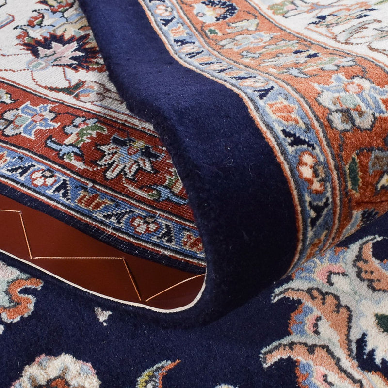 Alfombra persa - Clásica - Real - 340 x 245 cm - azul oscuro