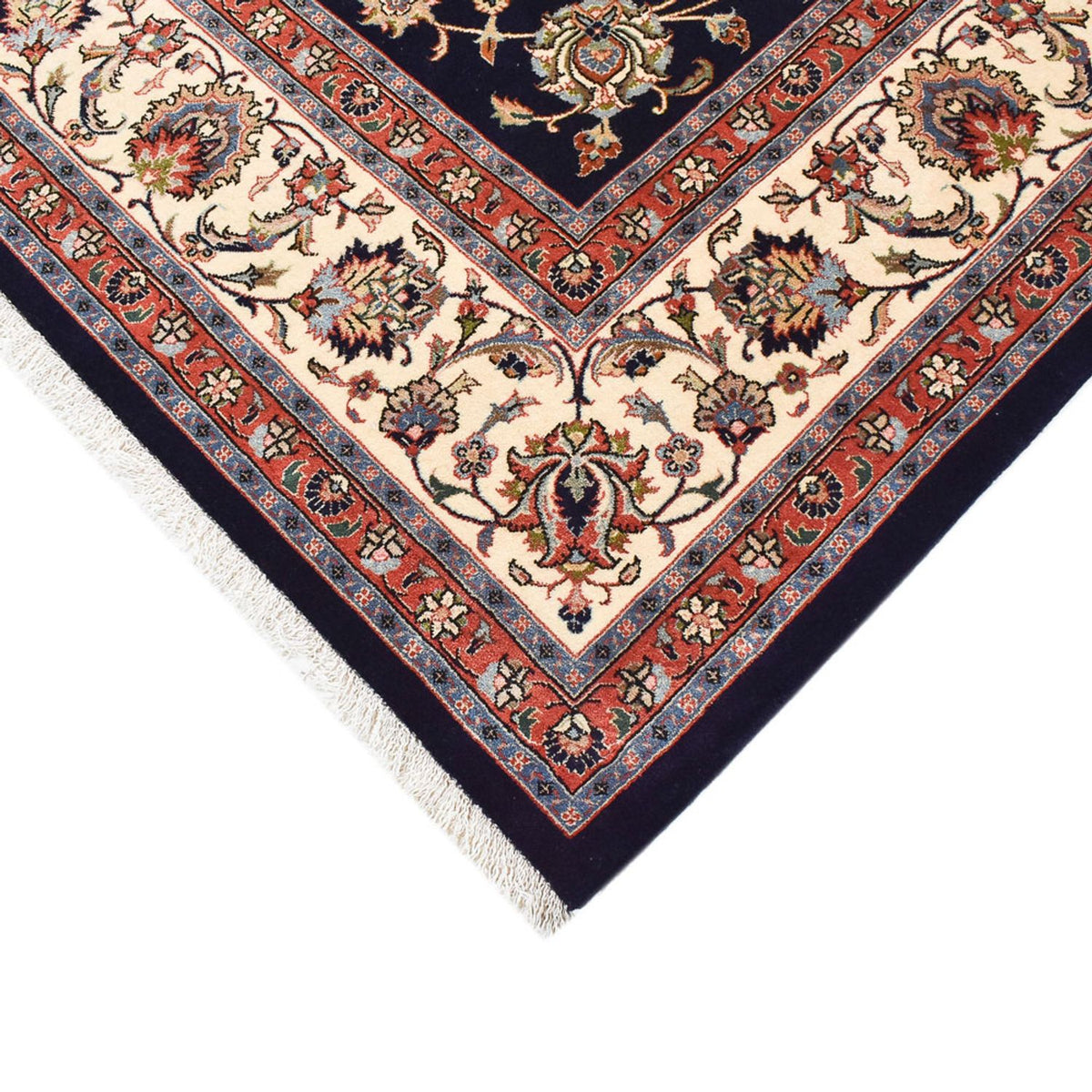 Alfombra persa - Clásica - Real - 345 x 248 cm - azul oscuro