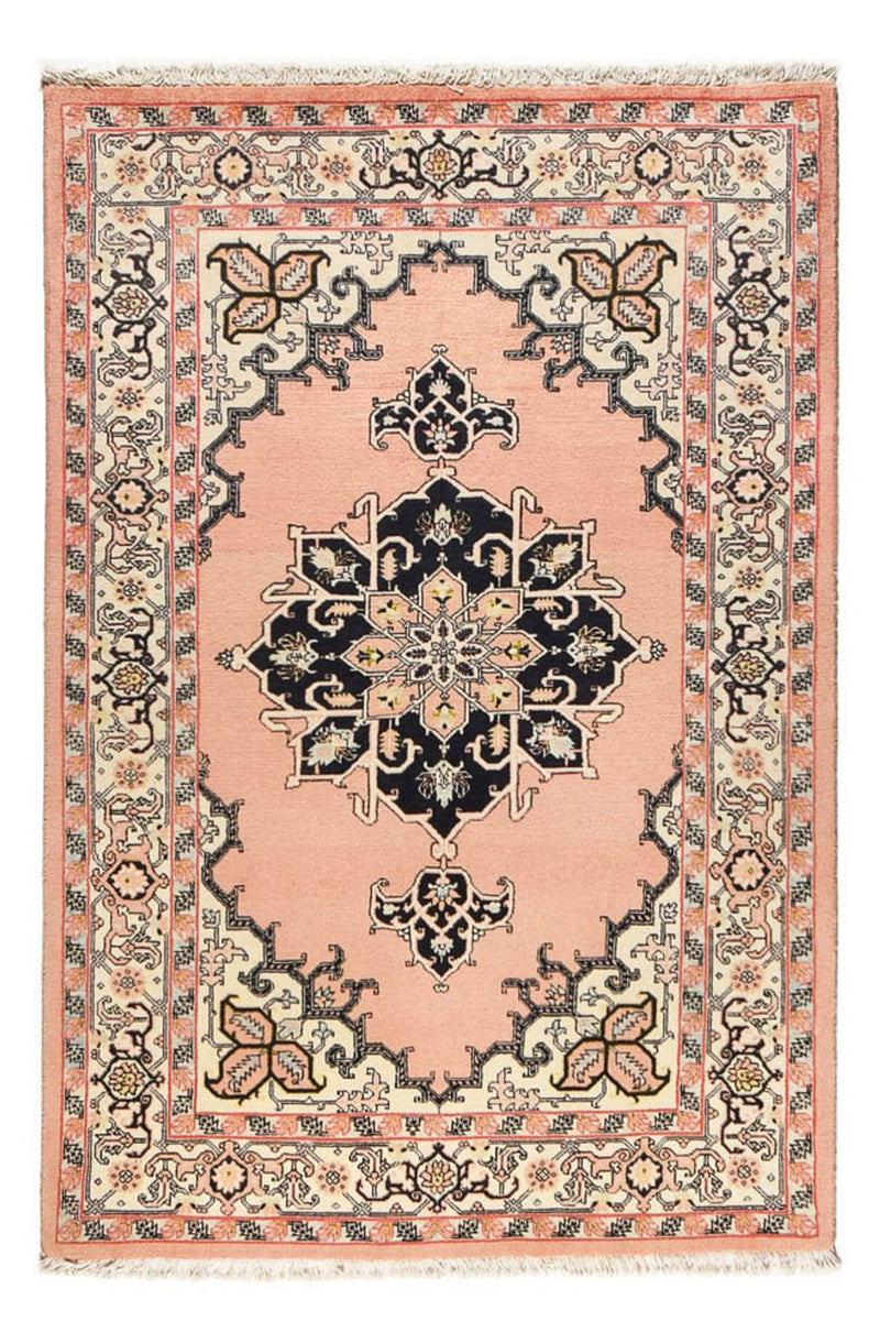 Alfombra persa - Nómada - 205 x 140 cm - rosa