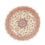Alfombra Persa - Tabriz - Real redondo - 200 x 200 cm - crema