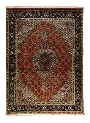 Alfombra Persa - Tabriz - Real - 206 x 150 cm - rojo
