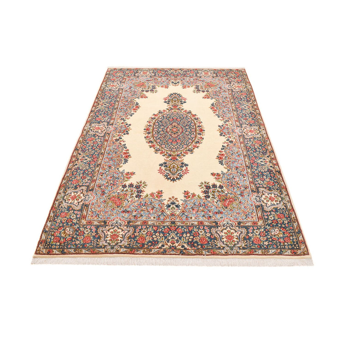 Alfombra persa - Real - 242 x 150 cm - beige oscuro