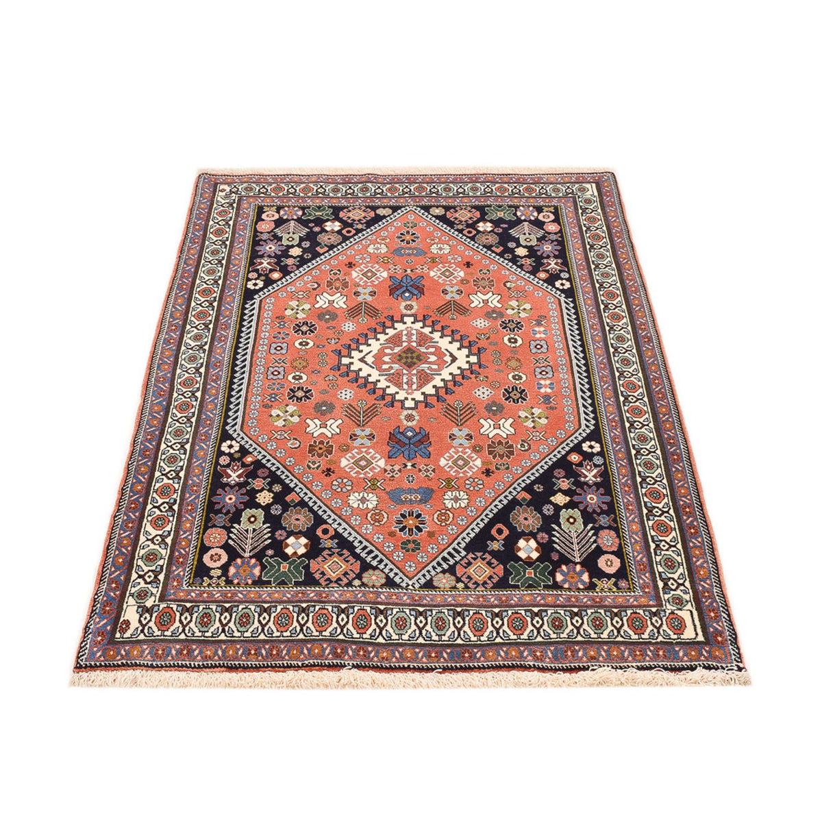 Alfombra Gabbeh - Persa Kashkuli - 158 x 110 cm - multicolor