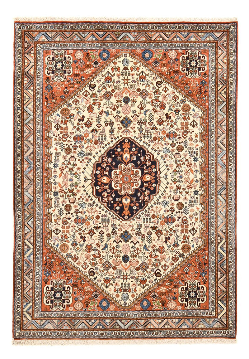 Alfombra Gabbeh - Persa Kashkuli - 209 x 150 cm - beige