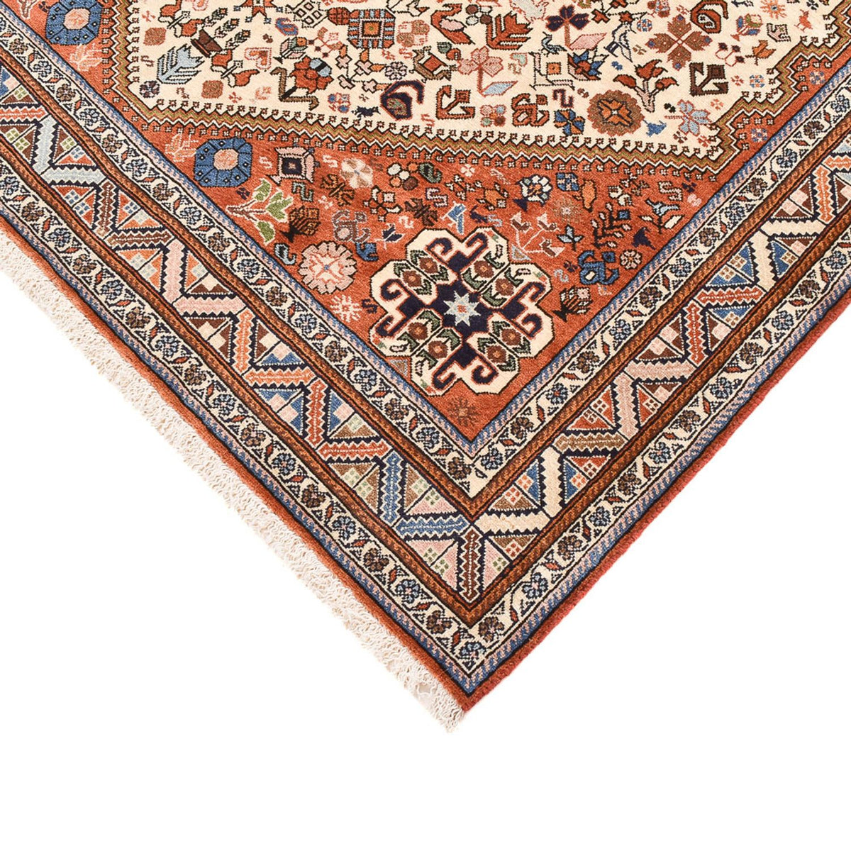 Alfombra Gabbeh - Persa Kashkuli - 209 x 150 cm - beige