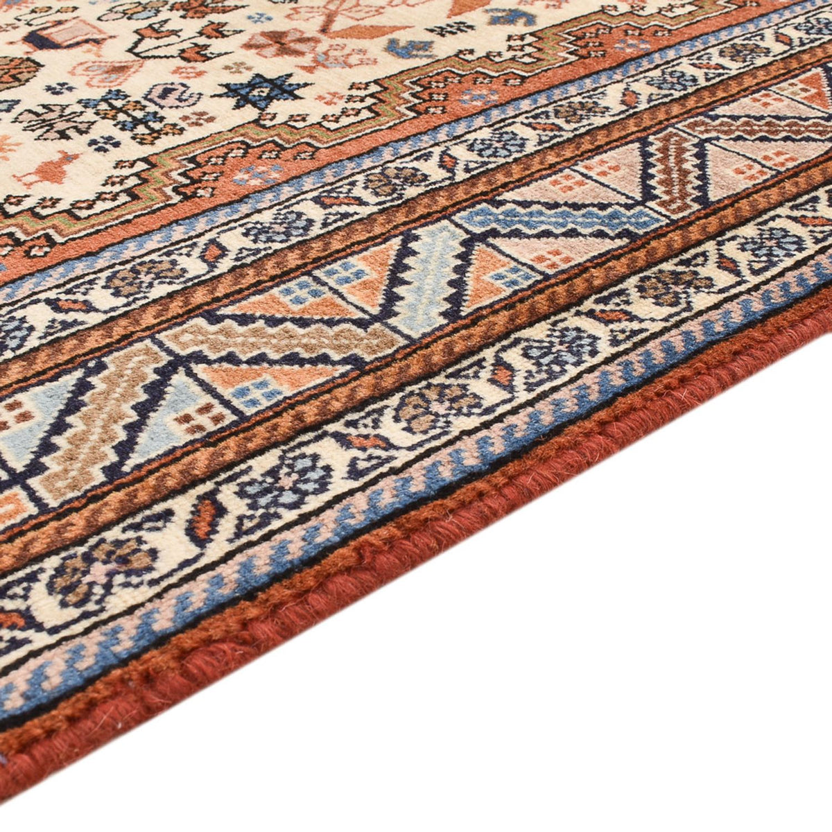 Alfombra Gabbeh - Persa Kashkuli - 209 x 150 cm - beige