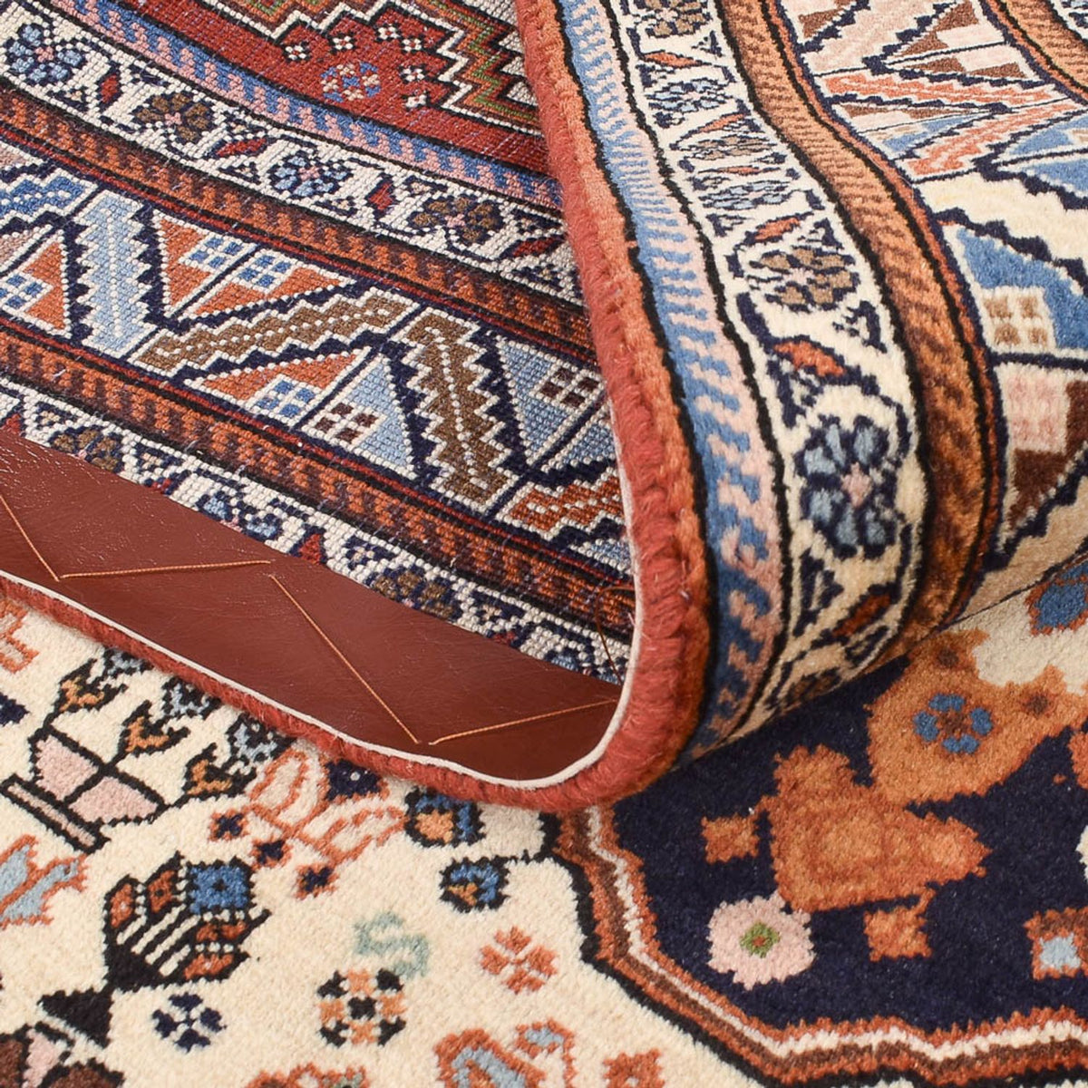 Alfombra Gabbeh - Persa Kashkuli - 209 x 150 cm - beige