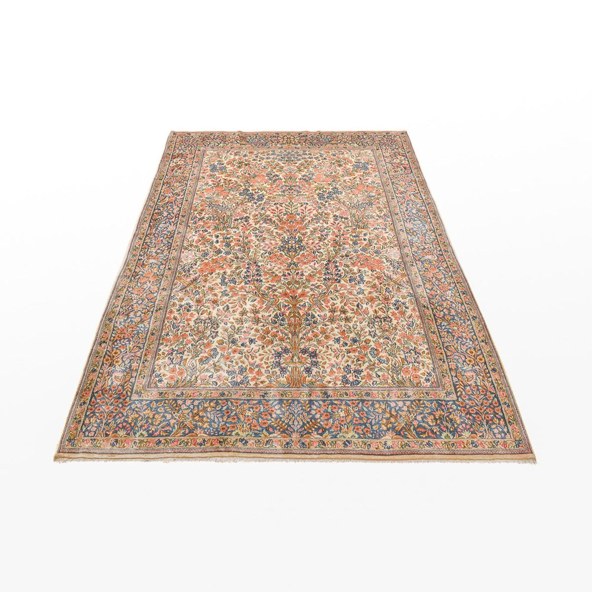 Alfombra persa - Real - 275 x 177 cm - beige oscuro