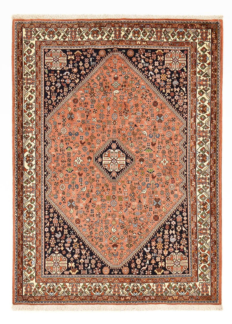Alfombra Gabbeh - Persa Kashkuli - 197 x 145 cm - rojo claro