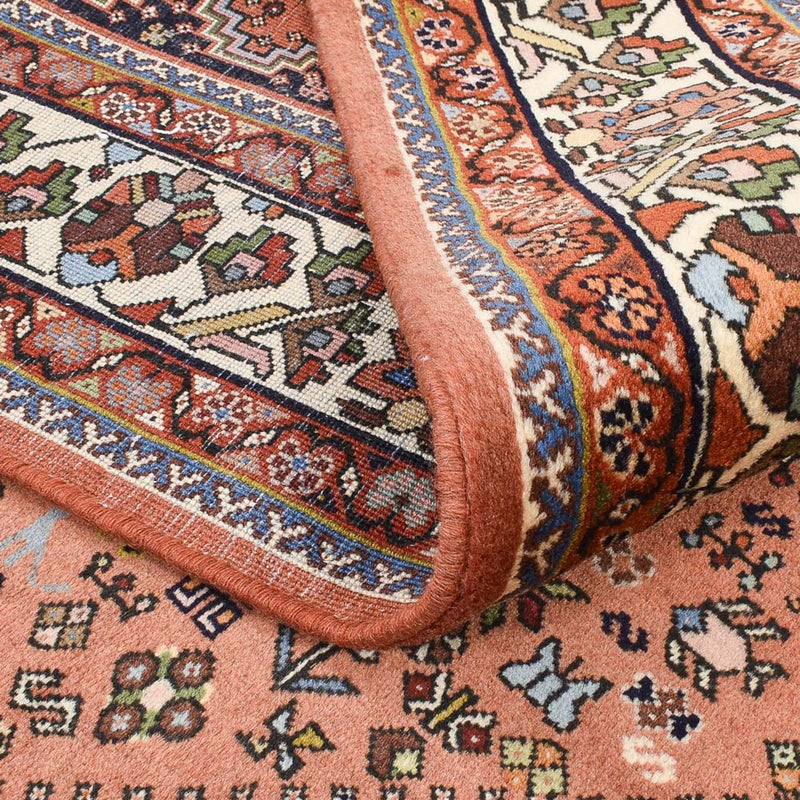 Alfombra Gabbeh - Persa Kashkuli - 197 x 145 cm - rojo claro