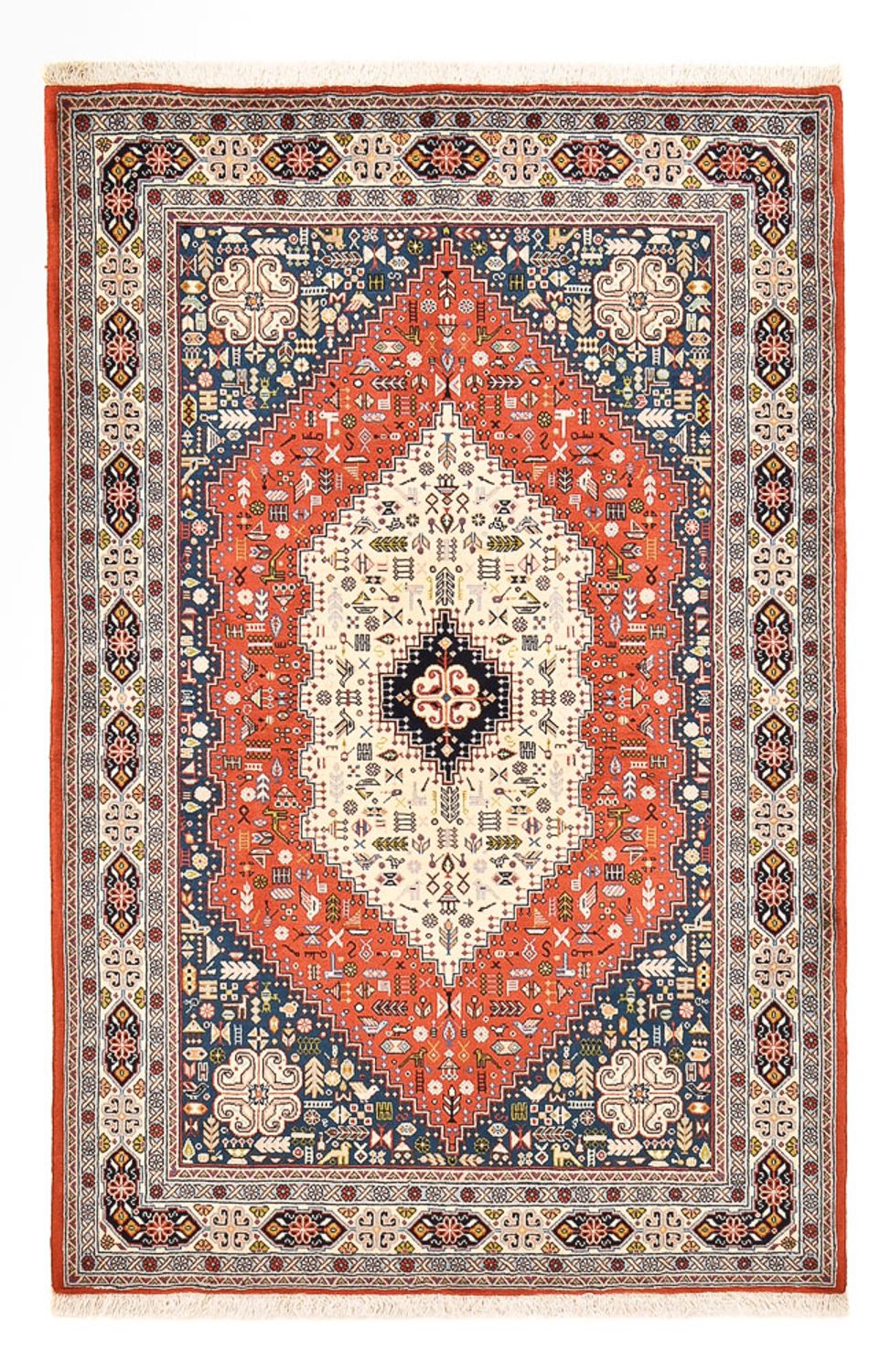 Alfombra Gabbeh - Persa Kashkuli - 206 x 137 cm - multicolor