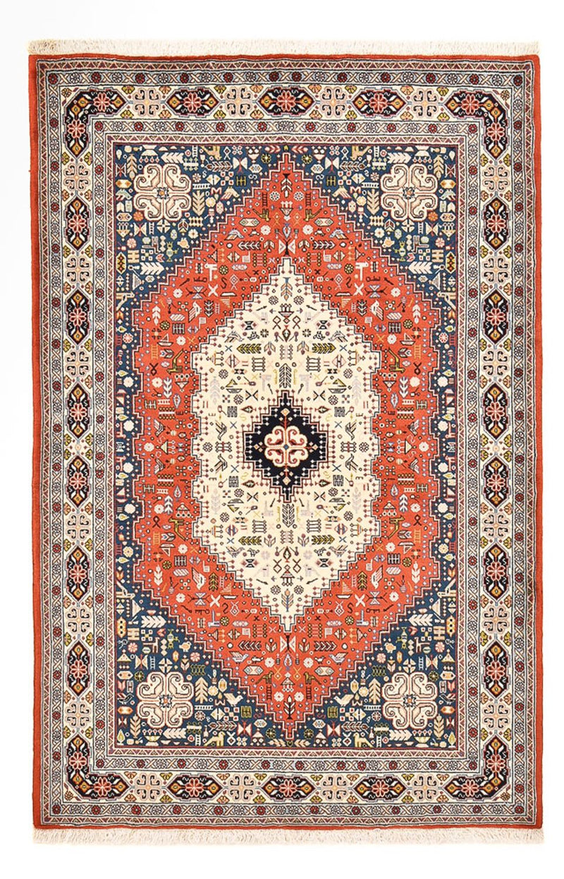 Alfombra Gabbeh - Persa Kashkuli - 206 x 137 cm - multicolor