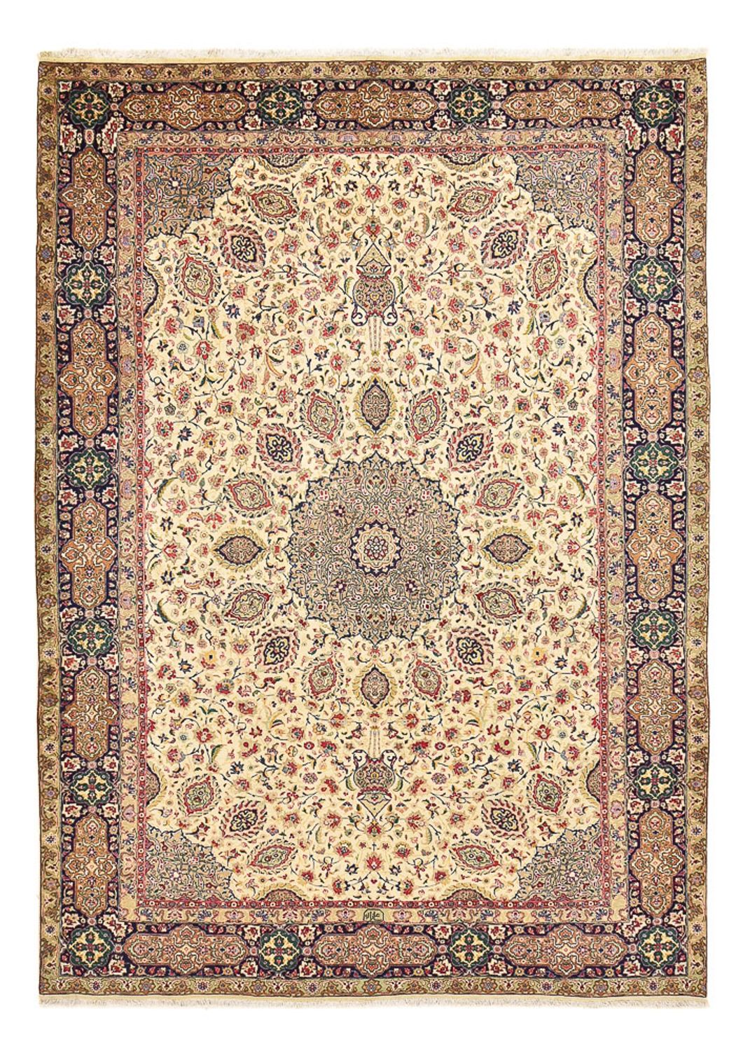 Alfombra Persa - Tabriz - Real - 336 x 235 cm - beige