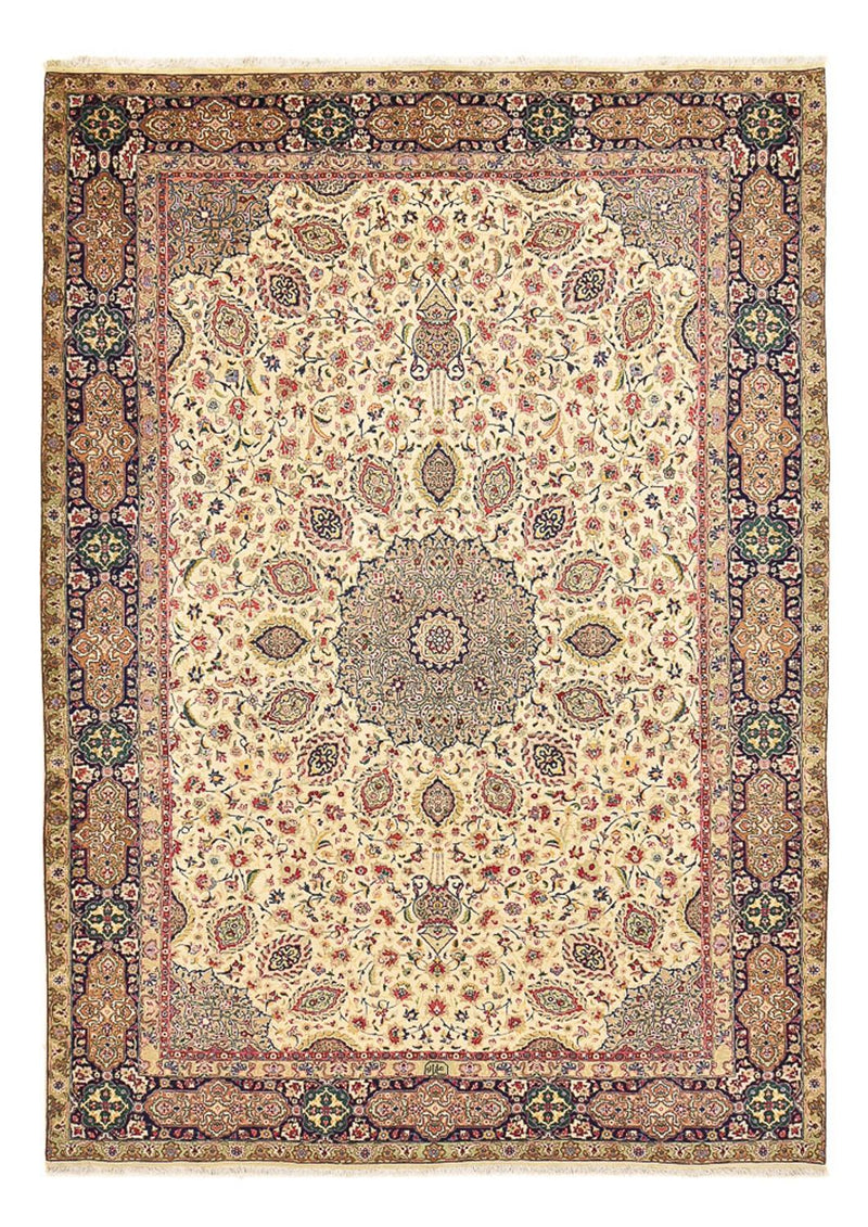 Alfombra Persa - Tabriz - Real - 336 x 235 cm - beige