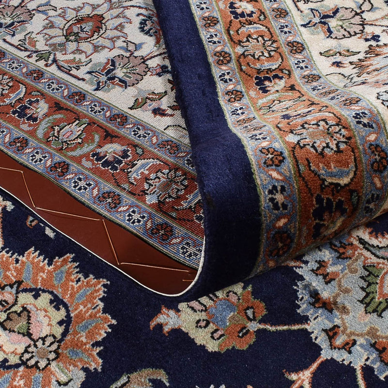 Alfombra persa - Clásica - Real - 388 x 295 cm - azul oscuro