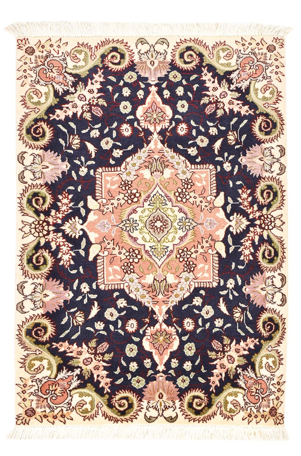 Alfombra Persa - Tabriz - Real - 92 x 60 cm - multicolor