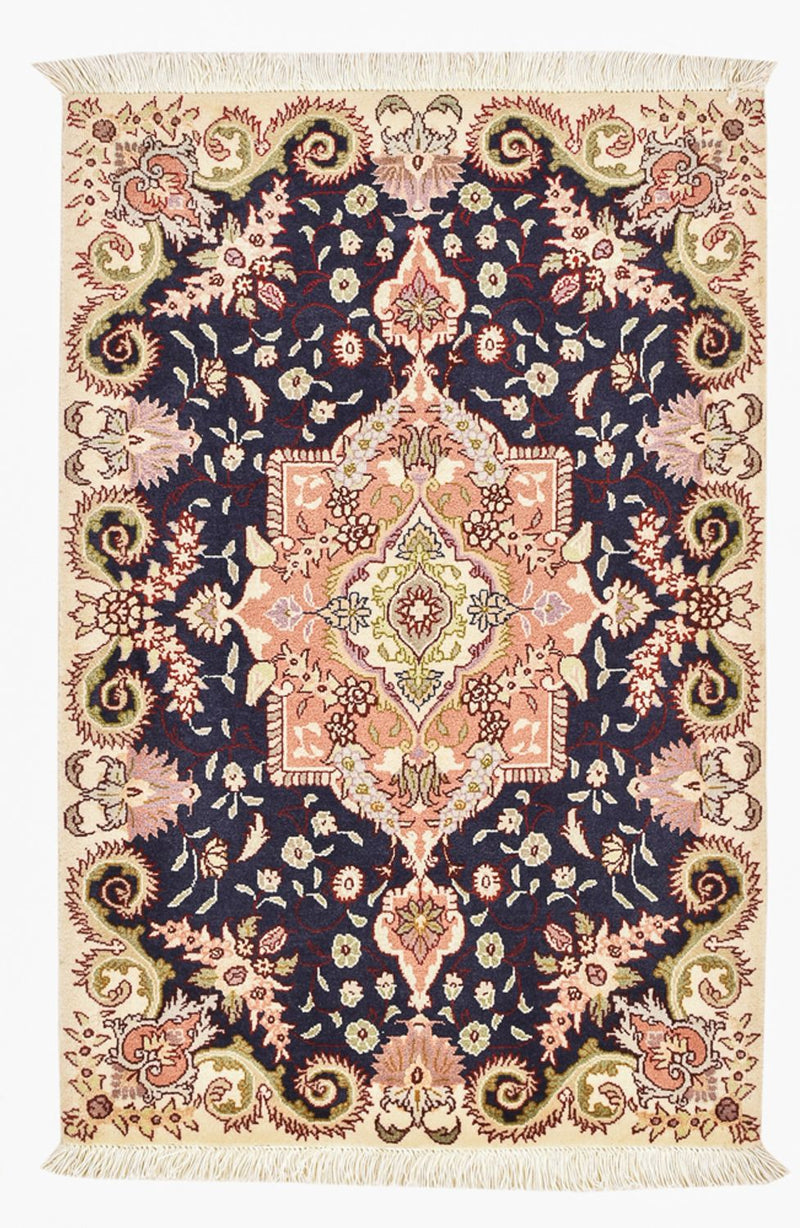Alfombra Persa - Tabriz - Real - 92 x 60 cm - multicolor