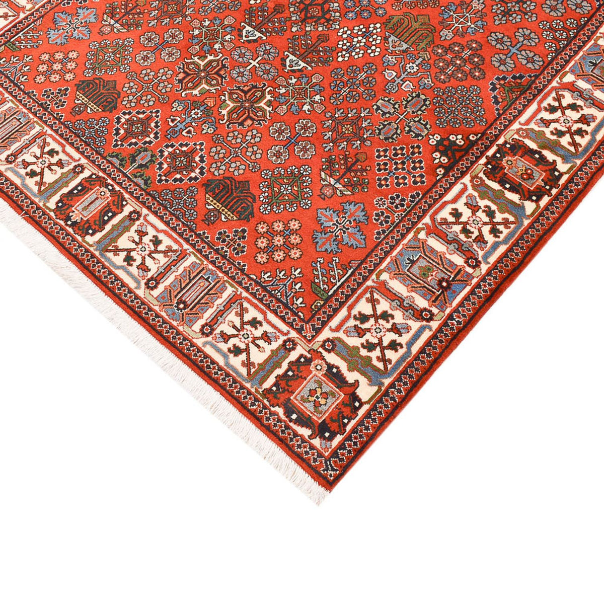 Alfombra Gabbeh - Persa Kashkuli - 205 x 133 cm - rojo