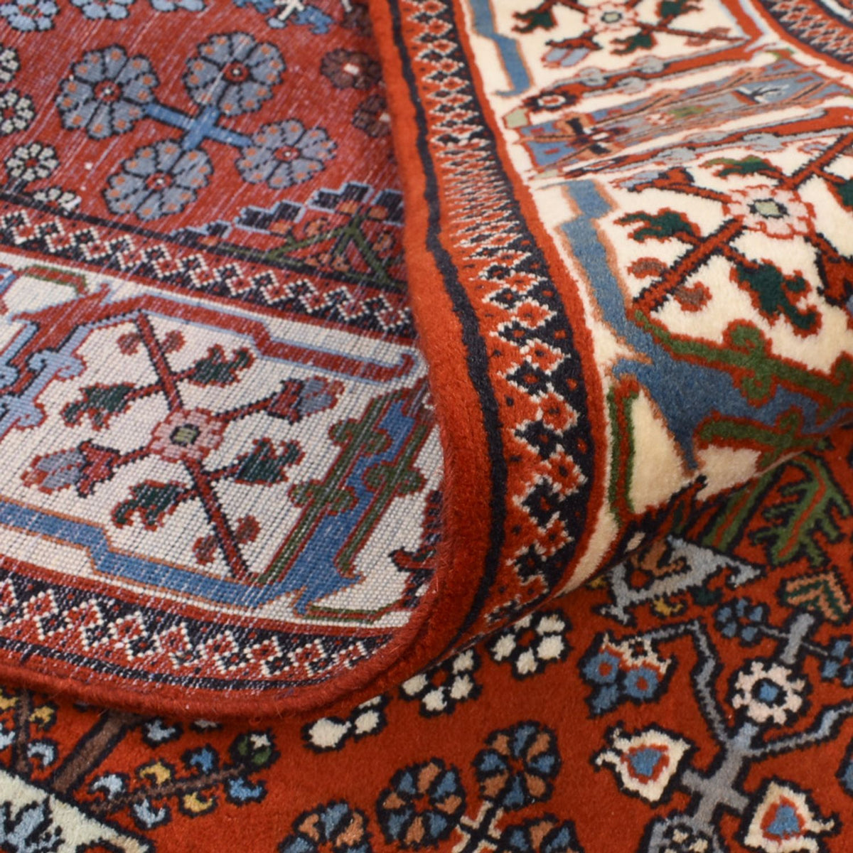 Alfombra Gabbeh - Persa Kashkuli - 205 x 133 cm - rojo