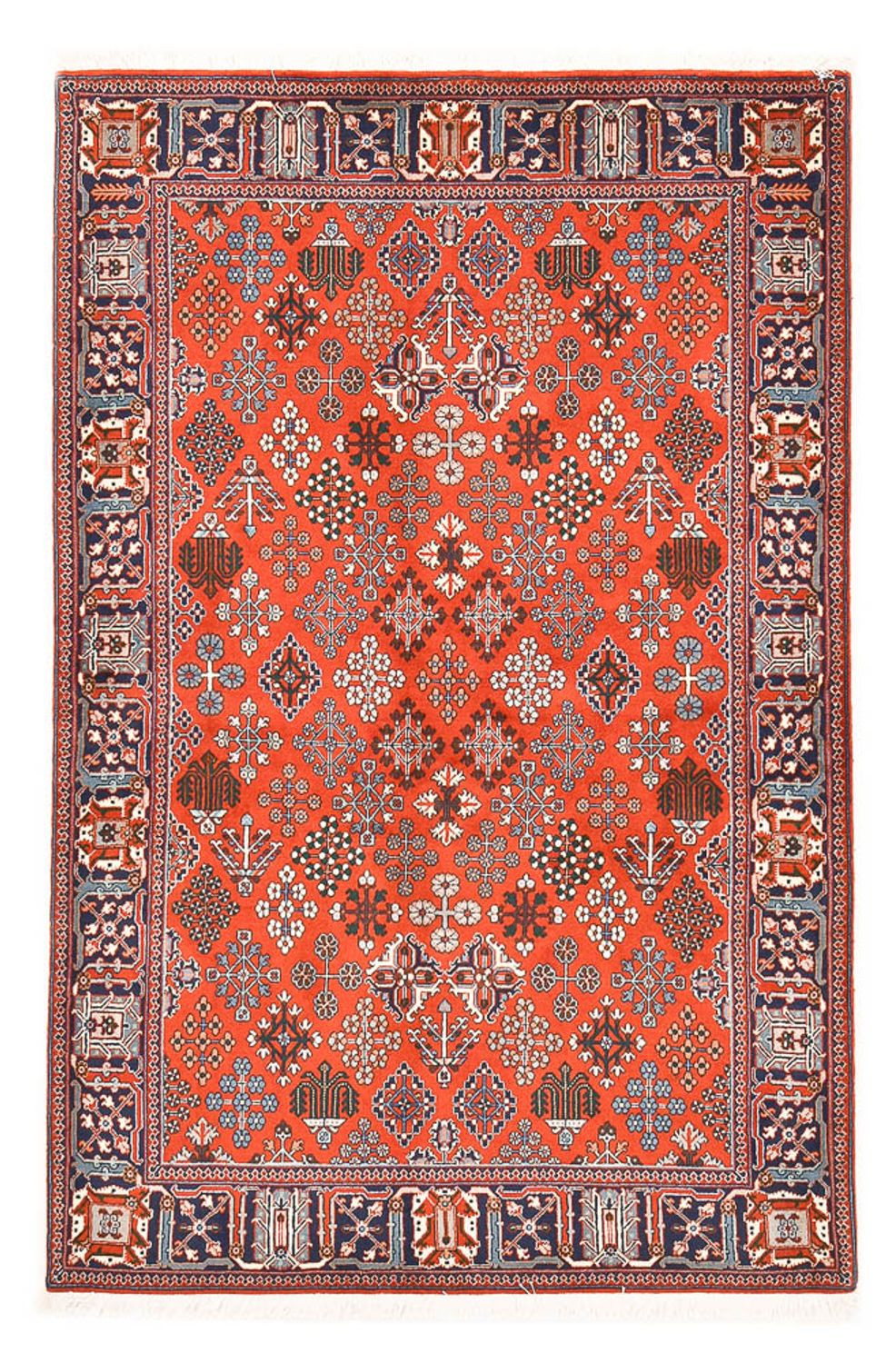 Alfombra persa - Nómada - 200 x 131 cm - rojo